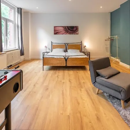 Bett Im Bahnhof Ferienwohnung Kastanienblute Apartment Bad Harzburg